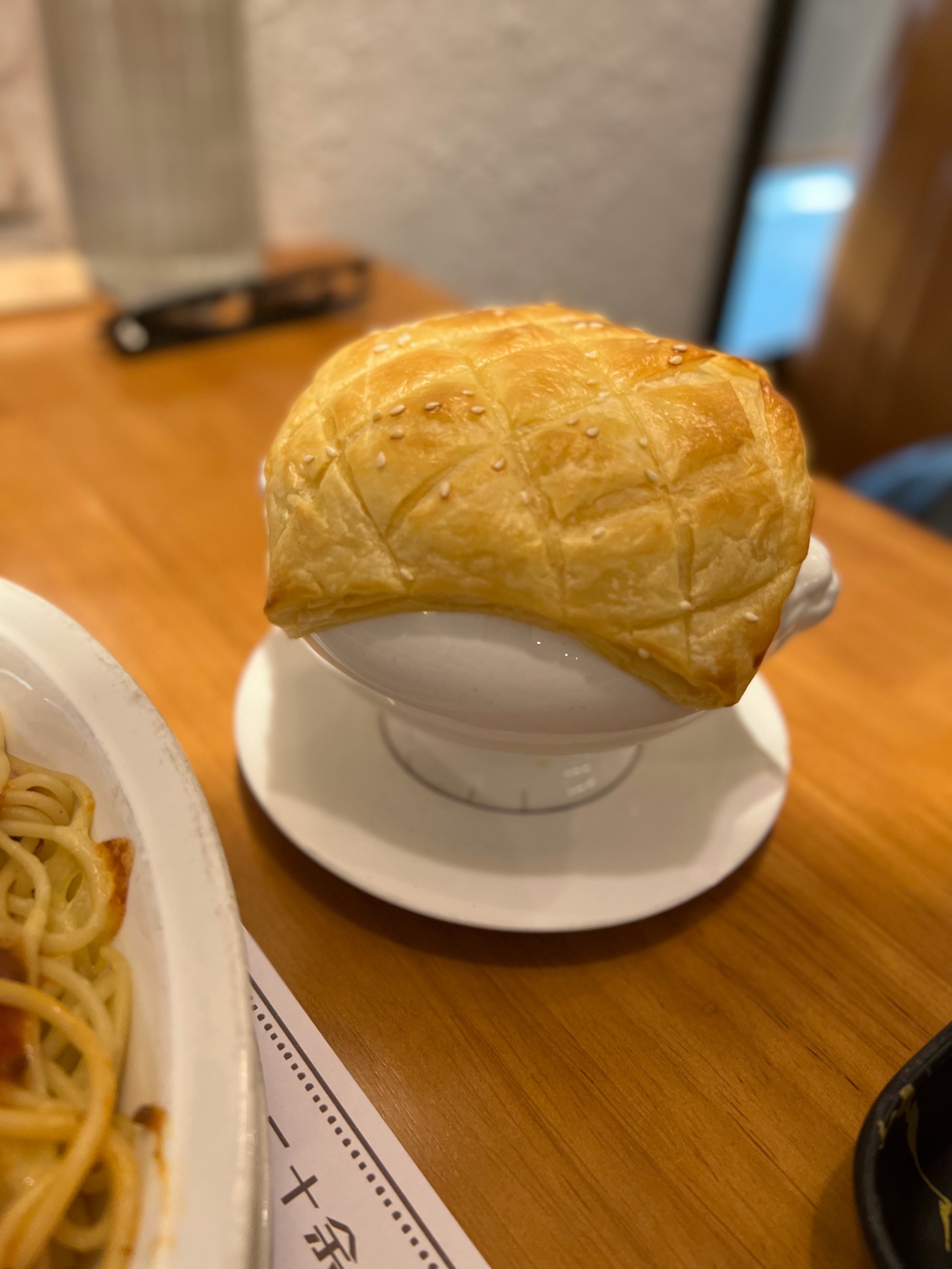 酥皮忌廉湯，回憶童年
