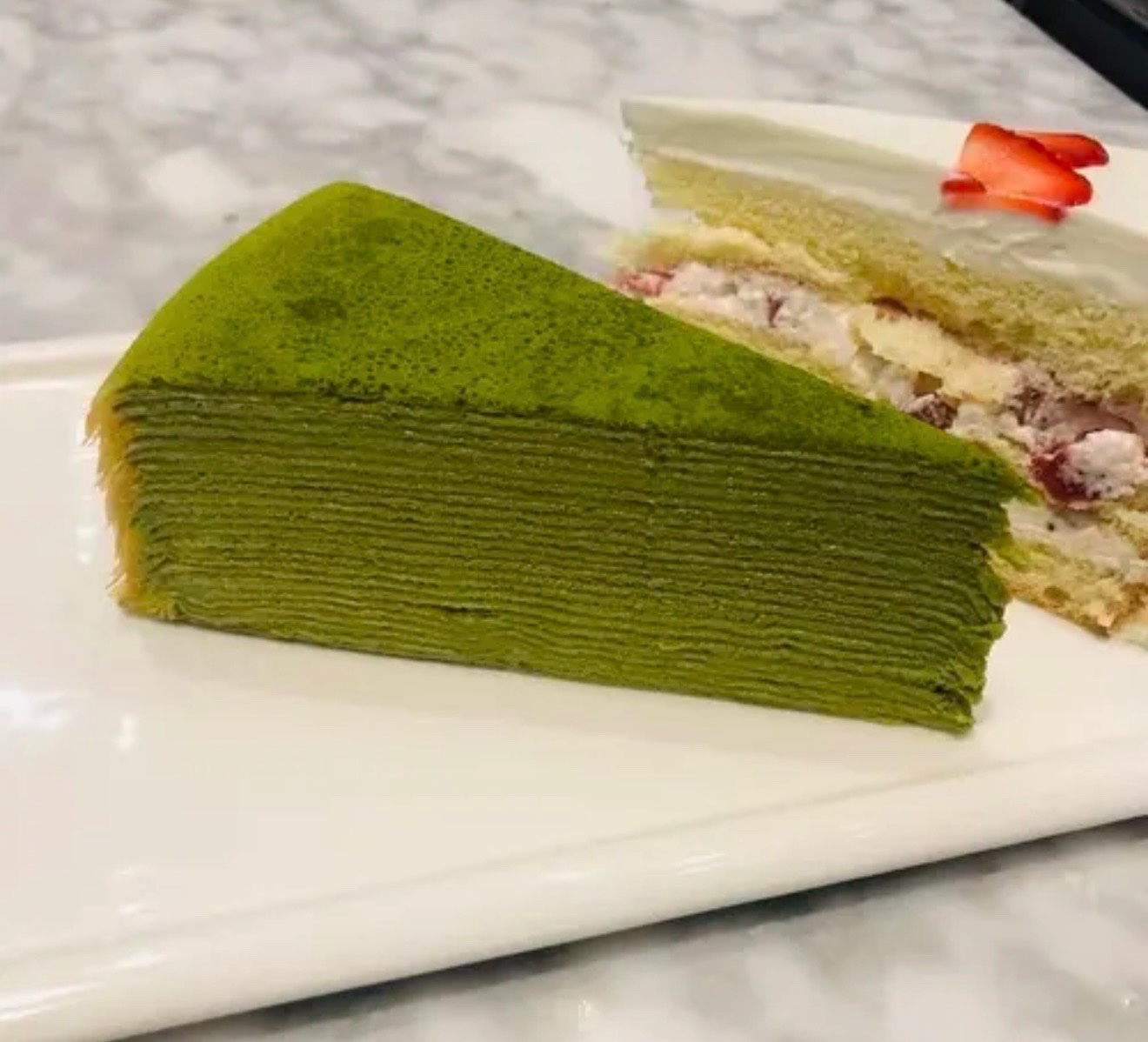 抹茶千层