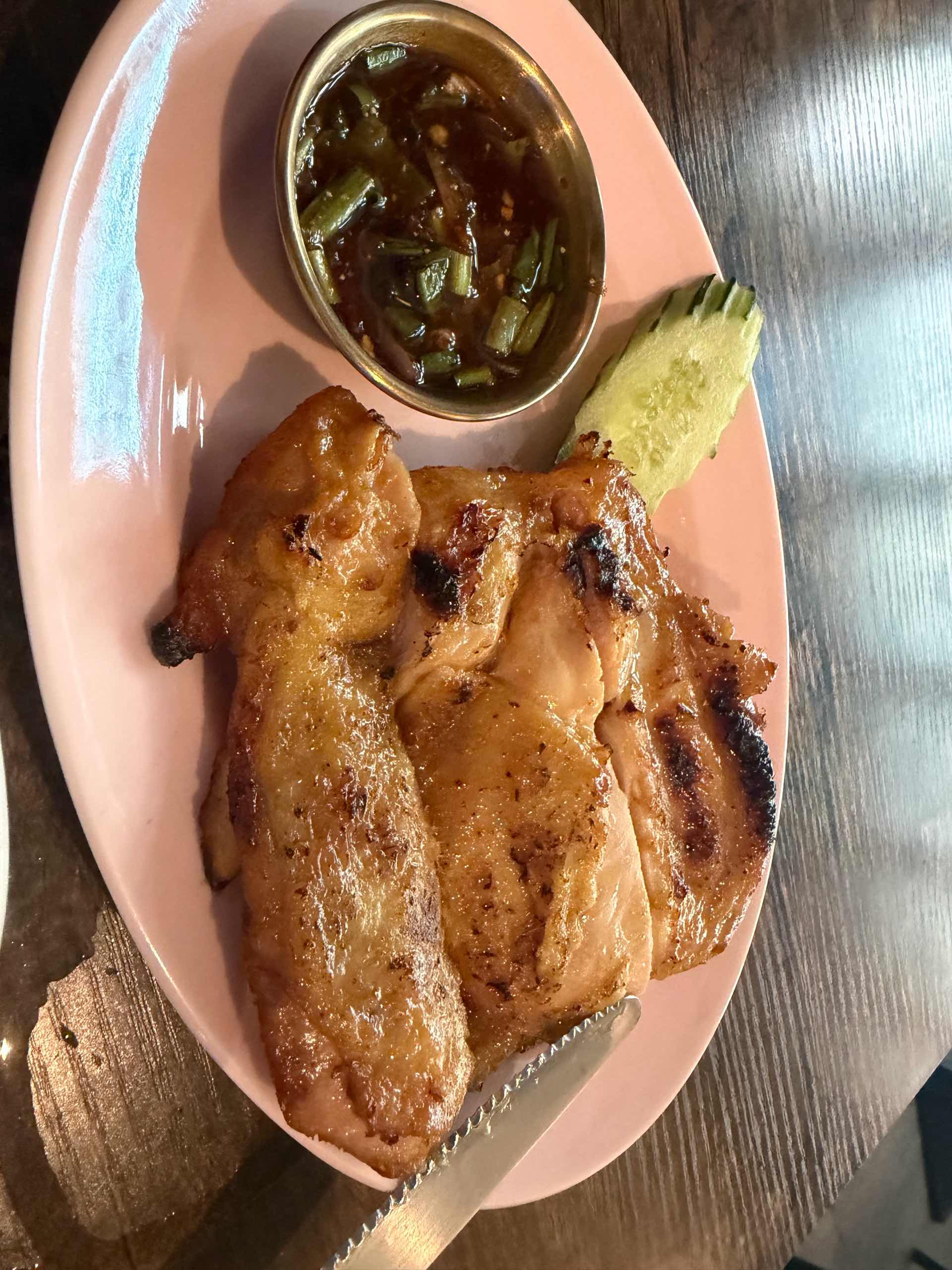 BBQ Chicken Thigh w/rice 