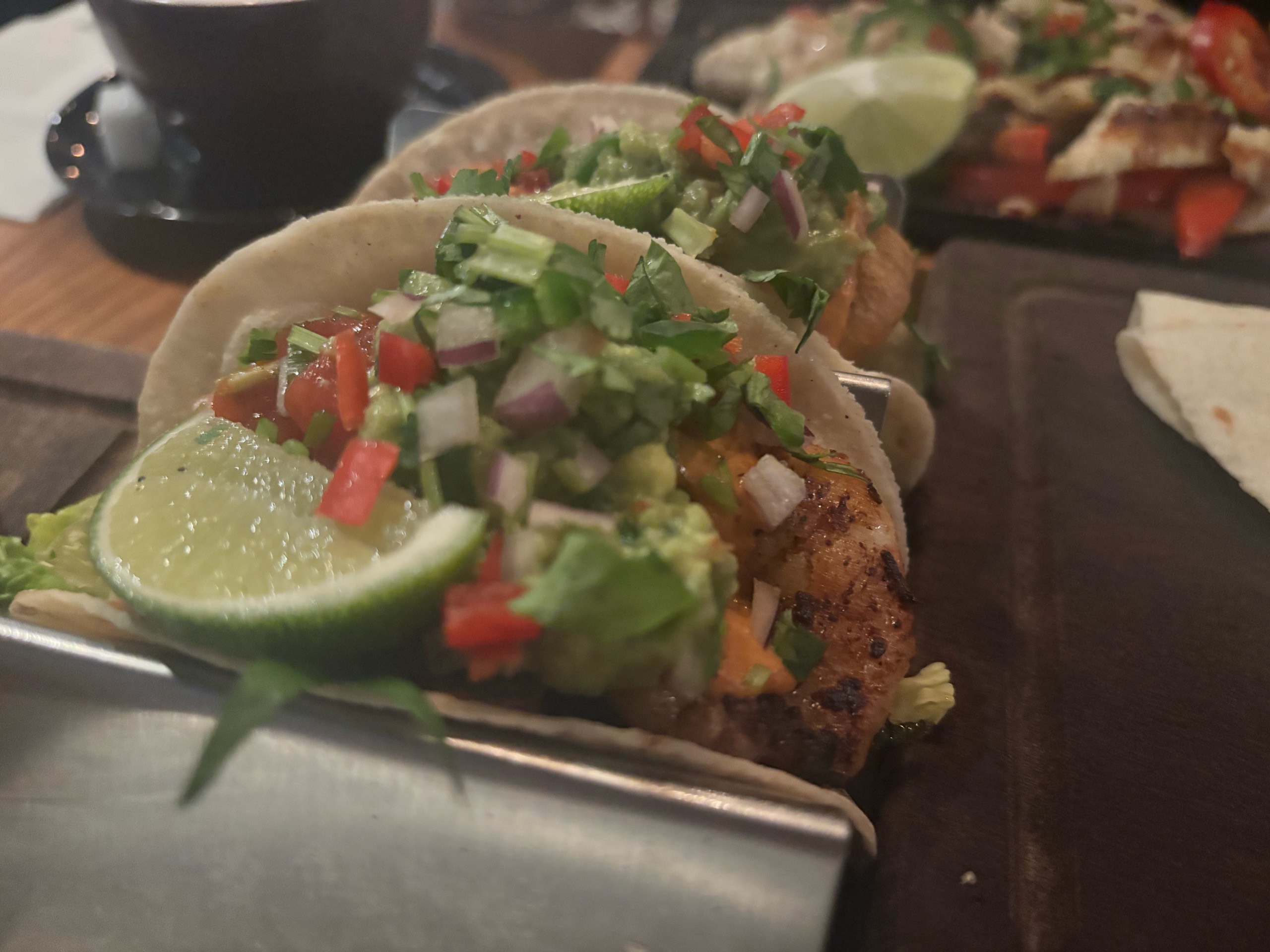 Taco nights
want beef / codfish / prawn 